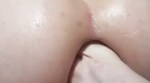 Valentines night ass fisting for him