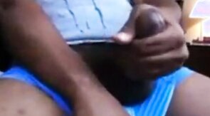 Verbal Hung Black Stud Jerk Off & Cum