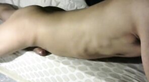 Bed mattress humping thick cum