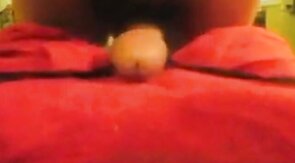 Towel humping thick cum orgasm