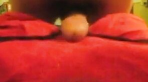 Towel humping thick cum orgasm