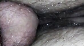 Bareback bottom gets a load