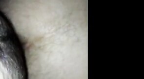 Bareback bottom gets a load