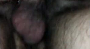 Bareback bottom gets a load