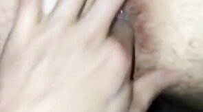 Bareback bottom gets a load