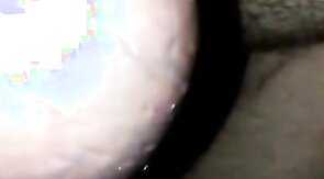 Bareback bottom gets a load