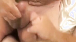 Grandpa And Bear Boy Cummin' Together