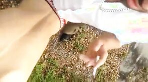 smoking hot in the park