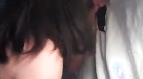 Amateur CD sucks Black cock at gloryhole