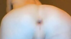 Solo Boy Wanking with dildo up ass