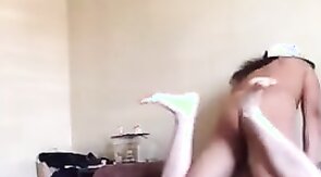 Magrinho levando pirocada