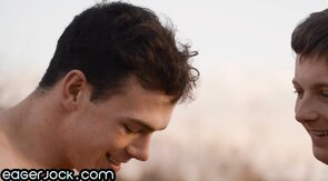 Muscled eager jock bareback fucks BFs greedy asshole