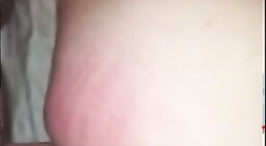 Daddy dick stretching tiny buttonhole to breaking