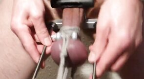 Scrotum Stretching Cum