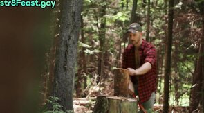 Str8 nympho dude penetrated by huge cock in tight assho