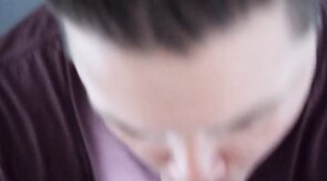 Buddy deep throating and face fucking my big cock on poppers