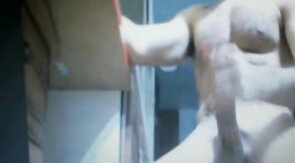 bearded hairy daddy huge cock