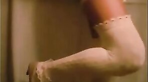 Sexy Sissy Teasing in White Girly Outfit