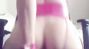 sissy reverse hand free cumshoot 2