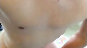 Smooth twink dildo fucks