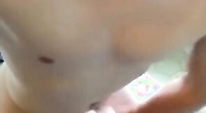 Smooth twink dildo fucks