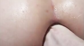 Valentines night ass fisting for him