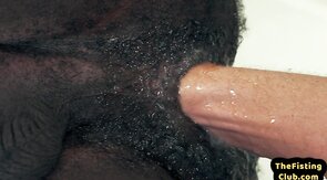 Fisting skinny gay licks and fists Black BFs hairy assh