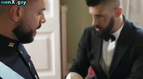 Dirty gay dude smashed in anal hole by perverted fucker