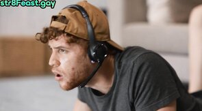 Fooled straight gamer first anal with kinky twink