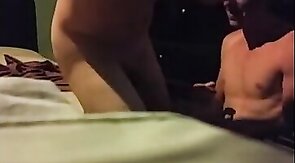 Young guy slow blow job on older guy