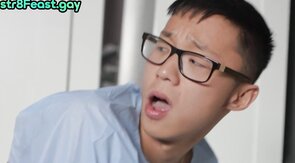Asian str8 dude fucked by BWC doctor in tight anal hole