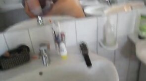 crosdresser having a blowjob by an old guy