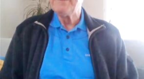 68 yo man from Germany cum