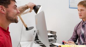 Office stud fucked by BF during video call with boss