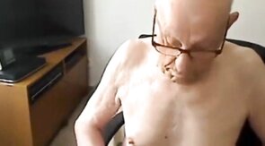 grand pa in white panties