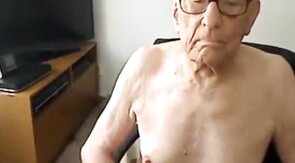 grand pa in white panties