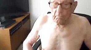 grand pa in white panties