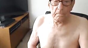 grand pa in white panties