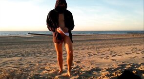 Naked at the beach
