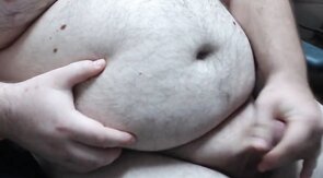 fat chub bear stroking dick