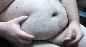 fat chub bear stroking dick