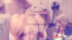 Suicide Squad Harley Quinn crossdresser suck and swallow