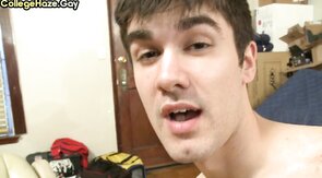 3some str8 stud fucked for fraternity in front of voyeu