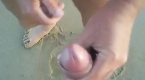 Daddy takes a stroll and blows the cameraman