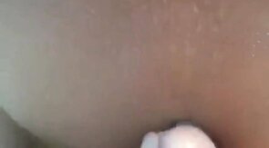 Daddy takes a stroll and blows the cameraman