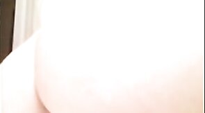 Bubble bum butt dildo riding