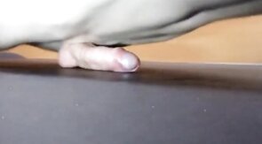 Pushups humping cum closeup