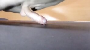 Pushups humping cum closeup
