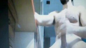 bearded hairy daddy huge cock