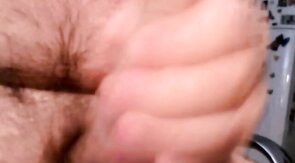 hot argentinian grandpa wanking and cumming